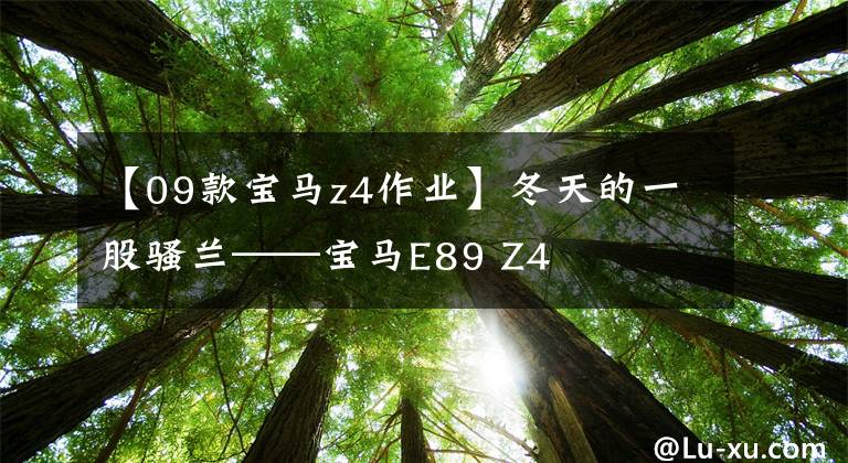 【09款宝马z4作业】冬天的一股骚兰——宝马E89 Z4