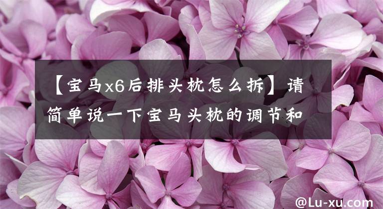 【宝马x6后排头枕怎么拆】请简单说一下宝马头枕的调节和拆卸。