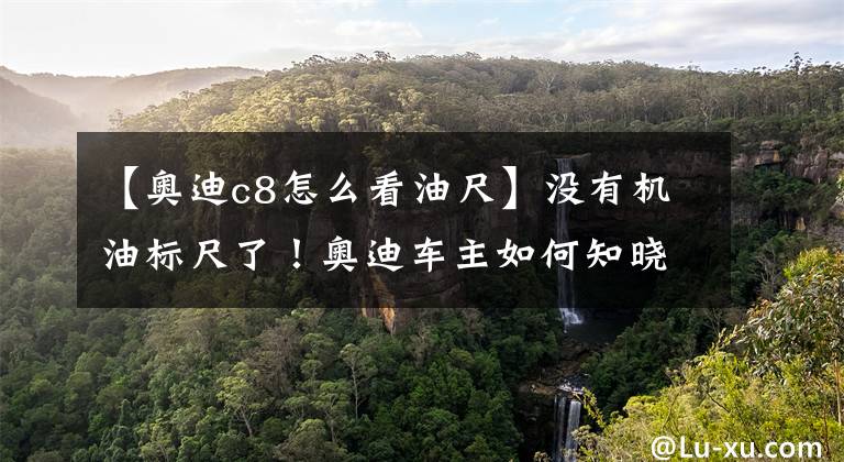 【奥迪c8怎么看油尺】没有机油标尺了！奥迪车主如何知晓机油是否还正常