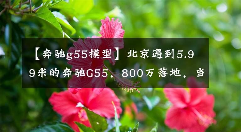 【奔驰g55模型】北京遇到5.99米的奔驰G55，800万落地，当年价值两套房