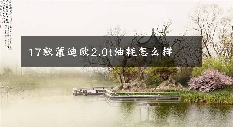 17款蒙迪欧2.0t油耗怎么样