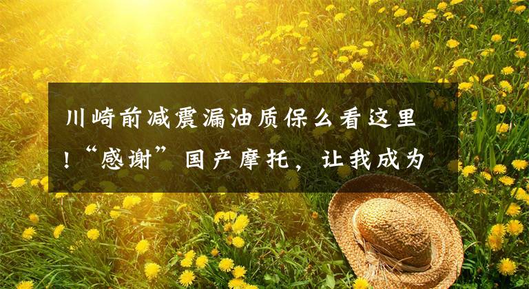 川崎前减震漏油质保么看这里!“感谢”国产摩托，让我成为一名“修车师傅”