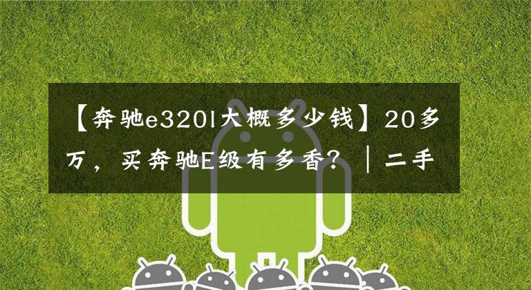 【奔驰e320l大概多少钱】20多万，买奔驰E级有多香？｜二手车