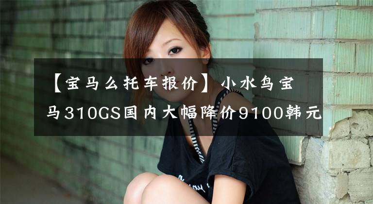 【宝马么托车报价】小水鸟宝马310GS国内大幅降价9100韩元！价格是41800件