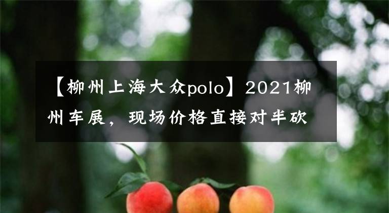 【柳州上海大众polo】2021柳州车展，现场价格直接对半砍，赶紧领取免费门票过来