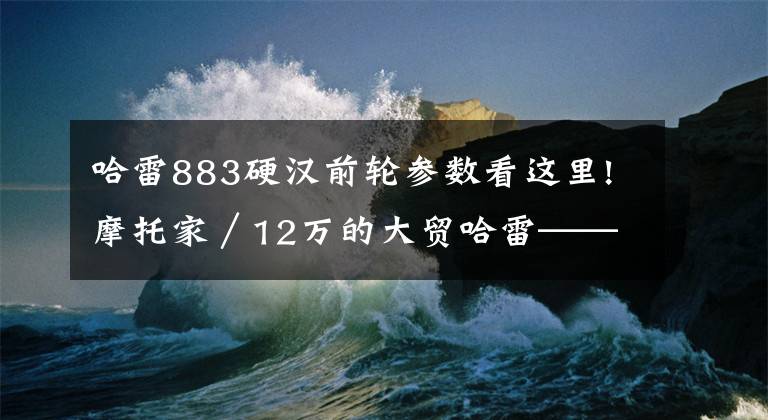 哈雷883硬汉前轮参数看这里!摩托家／12万的大贸哈雷——硬汉883
