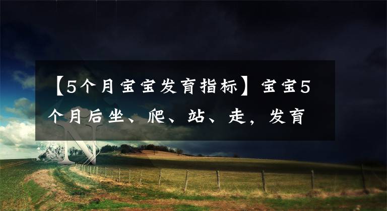 【5个月宝宝发育指标】宝宝5个月后坐、爬、站、走，发育里程碑接连而至，爸妈早准备