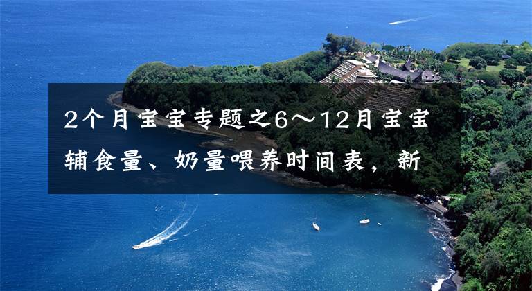 2个月宝宝专题之6～12月宝宝辅食量、奶量喂养时间表，新手妈妈收藏