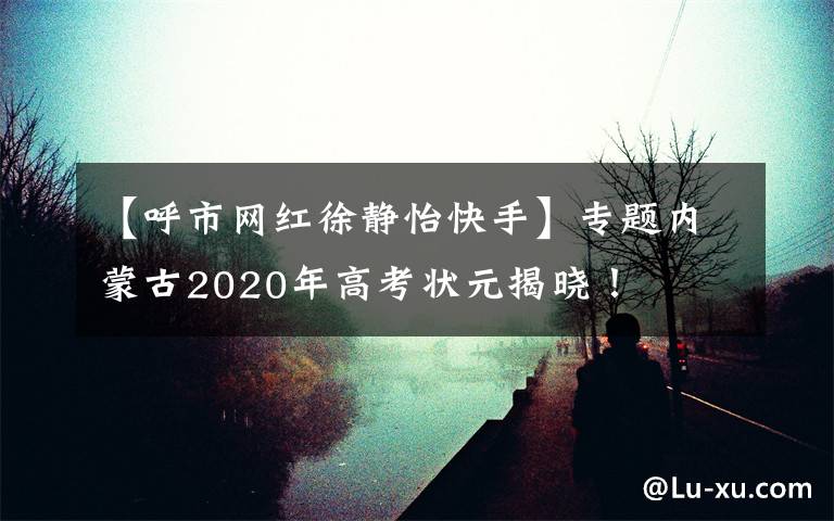 【呼市网红徐静怡快手】专题内蒙古2020年高考状元揭晓！