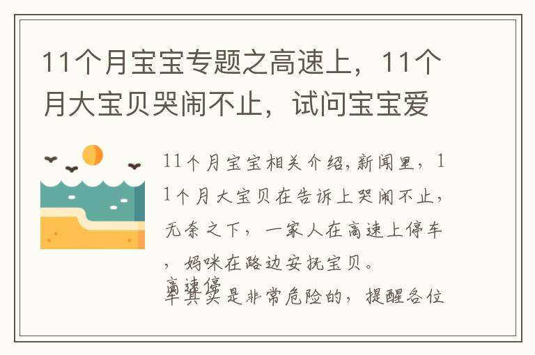 11个月宝宝专题之高速上，11个月大宝贝哭闹不止，试问宝宝爱哭怎么安抚他？