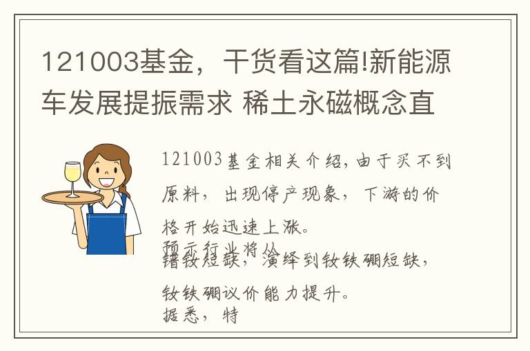 121003基金，干货看这篇!新能源车发展提振需求 稀土永磁概念直线拉升