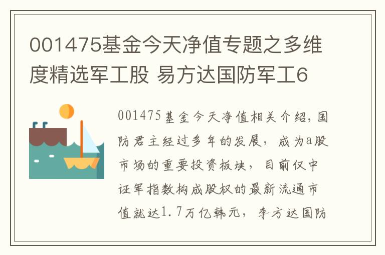 001475基金今天净值专题之多维度精选军工股 易方达国防军工6月17日发行一天