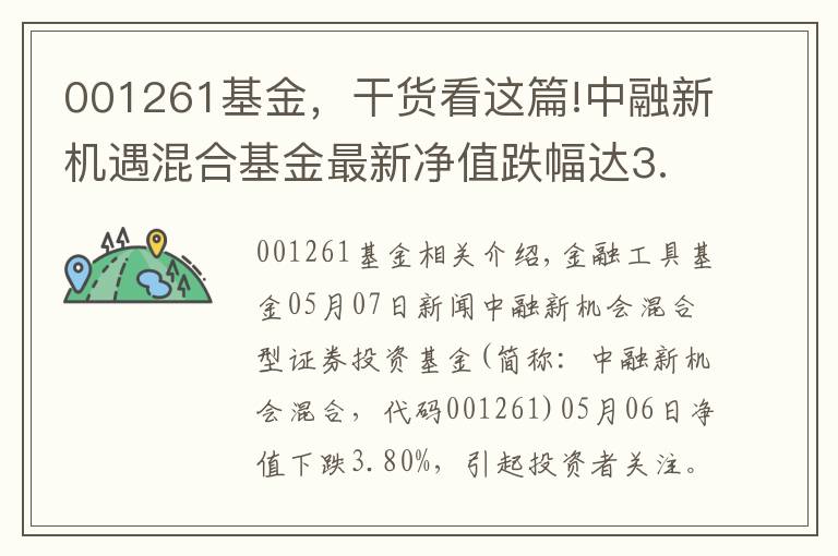 001261基金，干货看这篇!中融新机遇混合基金最新净值跌幅达3.80%