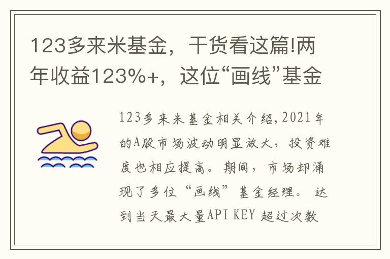 123多来米基金，干货看这篇!两年收益123%+，这位“画线”基金经理透露了不追热点的投资秘诀