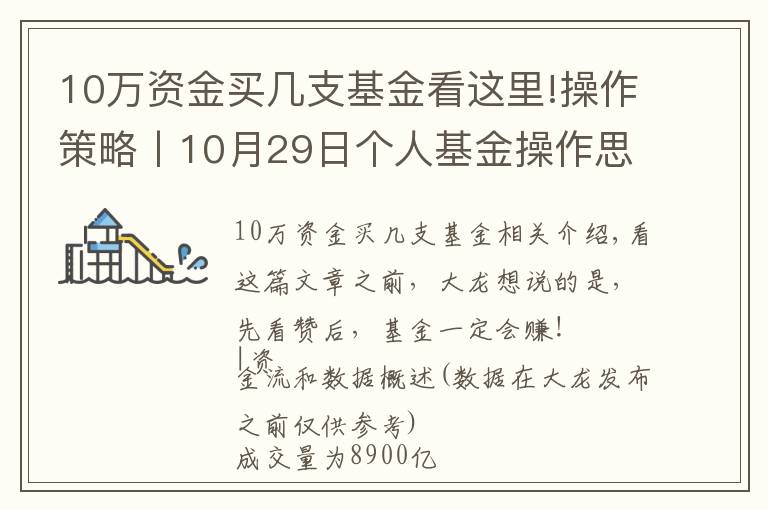 10万资金买几支基金看这里!操作策略丨10月29日个人基金操作思路