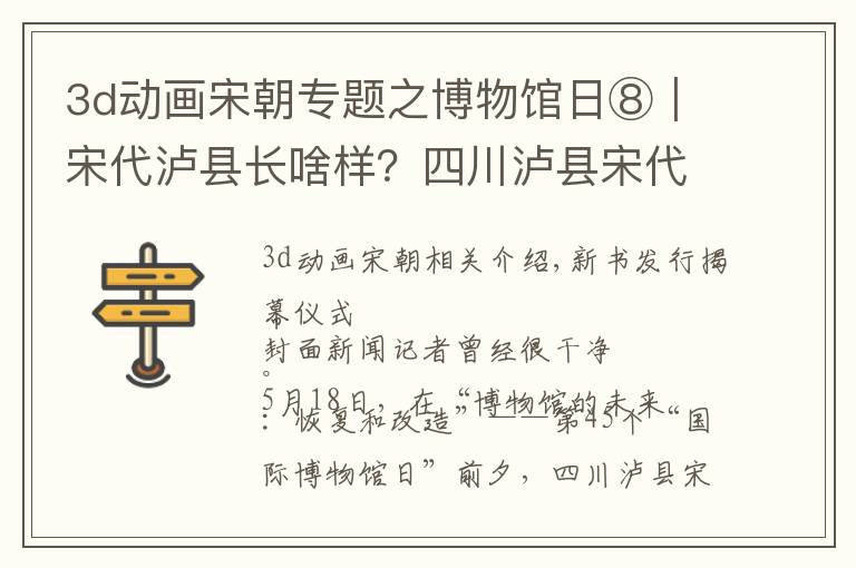 3d动画宋朝专题之博物馆日⑧｜宋代泸县长啥样？四川泸县宋代石刻博物馆新书揭晓答案