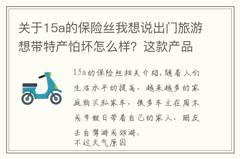 关于15a的保险丝我想说出门旅游想带特产怕坏怎么样？这款产品完全打消了顾虑