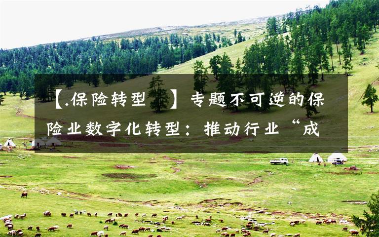 【.保险转型 】专题不可逆的保险业数字化转型：推动行业“成熟”，需紧盯网络安全