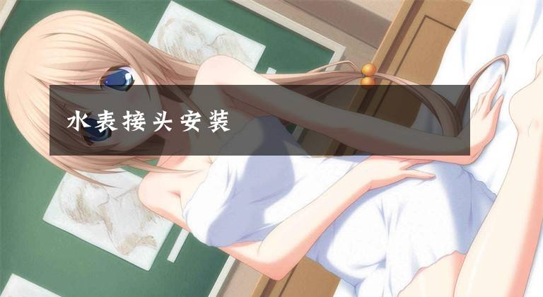 水表接头安装