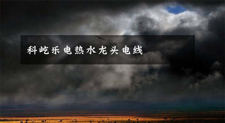 科屹乐电热水龙头电线