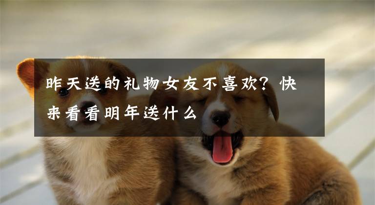 昨天送的礼物女友不喜欢？快来看看明年送什么