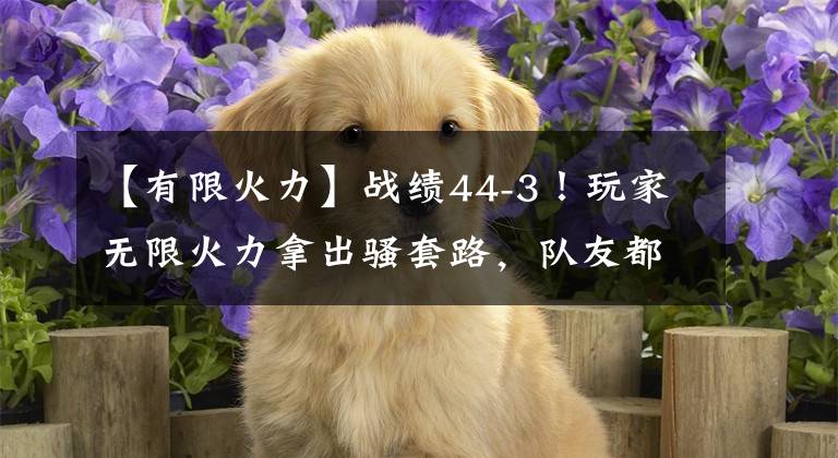 【有限火力】战绩44-3！玩家无限火力拿出骚套路，队友都看不下去了