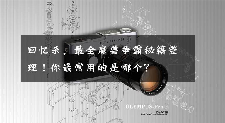 回忆杀，最全魔兽争霸秘籍整理！你最常用的是哪个？
