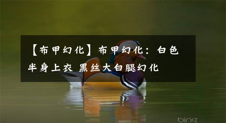 【布甲幻化】布甲幻化：白色半身上衣 黑丝大白腿幻化