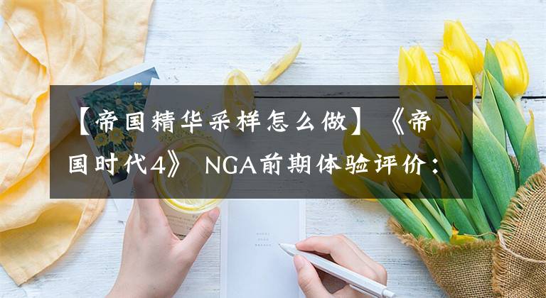 【帝国精华采样怎么做】《帝国时代4》 NGA前期体验评价：16年分手，万金鉴定。