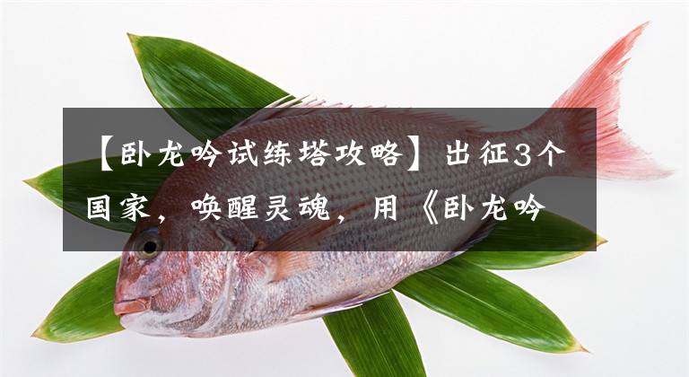 【卧龙吟试练塔攻略】出征3个国家，唤醒灵魂，用《卧龙吟》让你趾高气扬