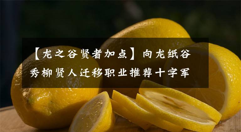 【龙之谷贤者加点】向龙纸谷秀柳贤人迁移职业推荐十字军圣骑士。