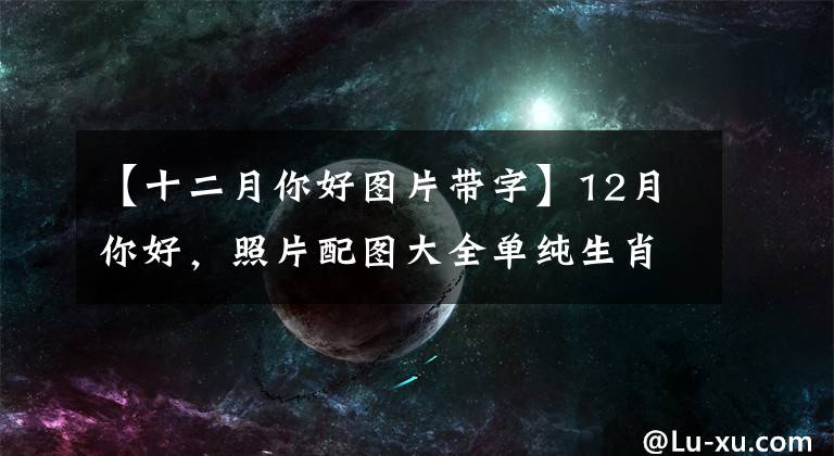 【十二月你好图片带字】12月你好，照片配图大全单纯生肖，12月朋友圈抖音(抖音)文案句子短语