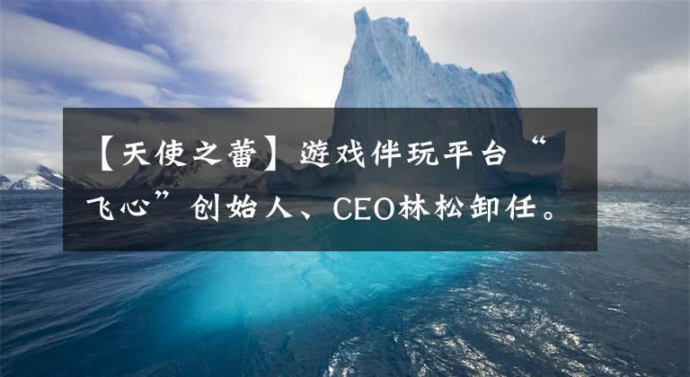 【天使之蕾】游戏伴玩平台“飞心”创始人、CEO林松卸任。