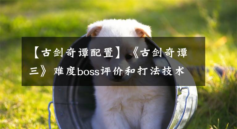 【古剑奇谭配置】《古剑奇谭三》难度boss评价和打法技术共享