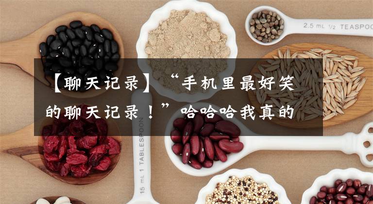 【聊天记录】“手机里最好笑的聊天记录！”哈哈哈我真的要被大家笑死了