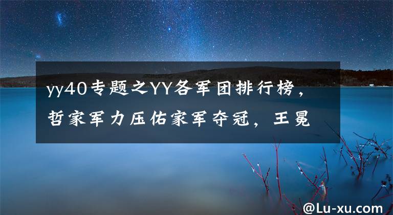 yy40专题之YY各军团排行榜，哲家军力压佑家军夺冠，王冕被干出前十