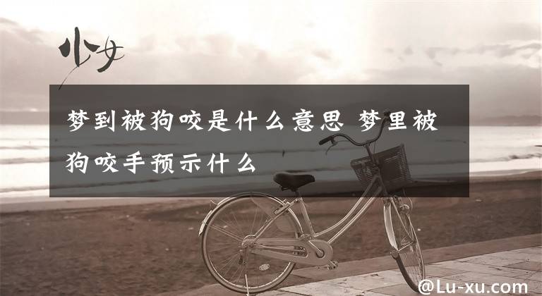 梦到被狗咬是什么意思 梦里被狗咬手预示什么