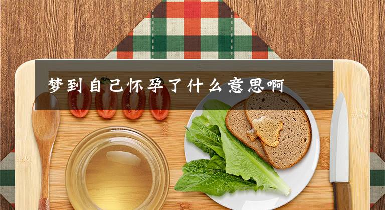 梦到自己怀孕了什么意思啊
