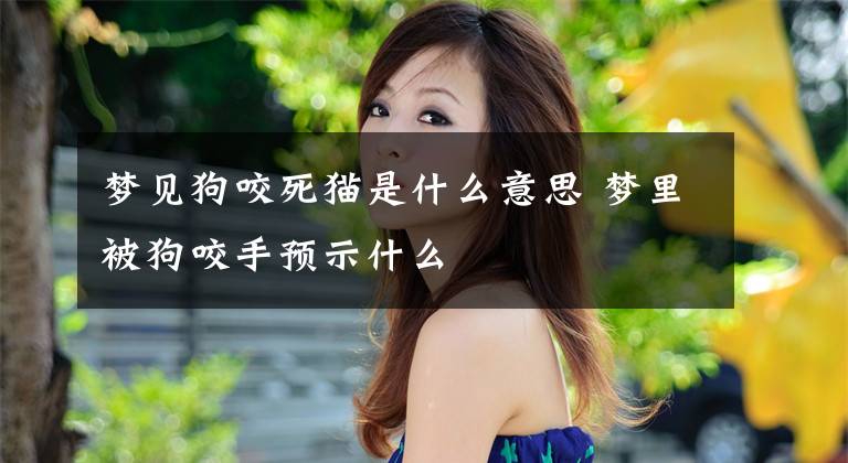 梦见狗咬死猫是什么意思 梦里被狗咬手预示什么