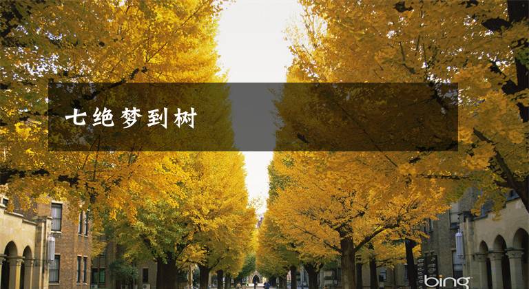 七绝梦到树