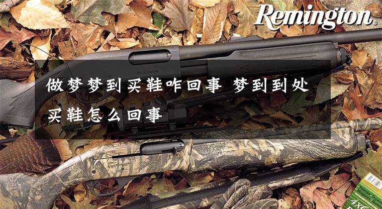 做梦梦到买鞋咋回事 梦到到处买鞋怎么回事