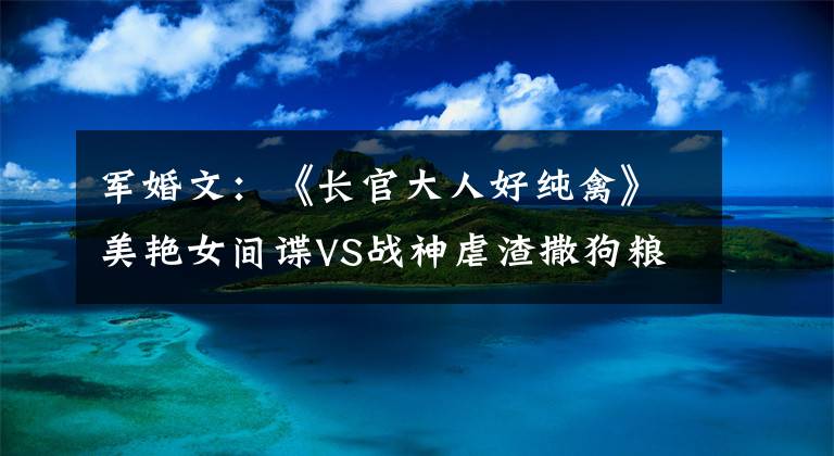 军婚文：《长官大人好纯禽》美艳女间谍VS战神虐渣撒狗粮