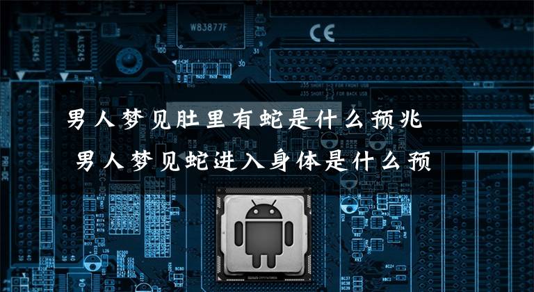男人梦见肚里有蛇是什么预兆 男人梦见蛇进入身体是什么预兆