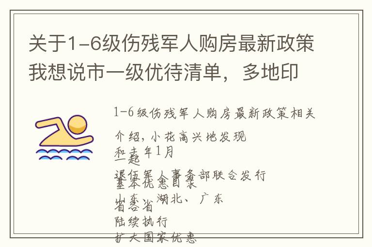 关于1-6级伤残军人购房最新政策我想说市一级优待清单，多地印发！