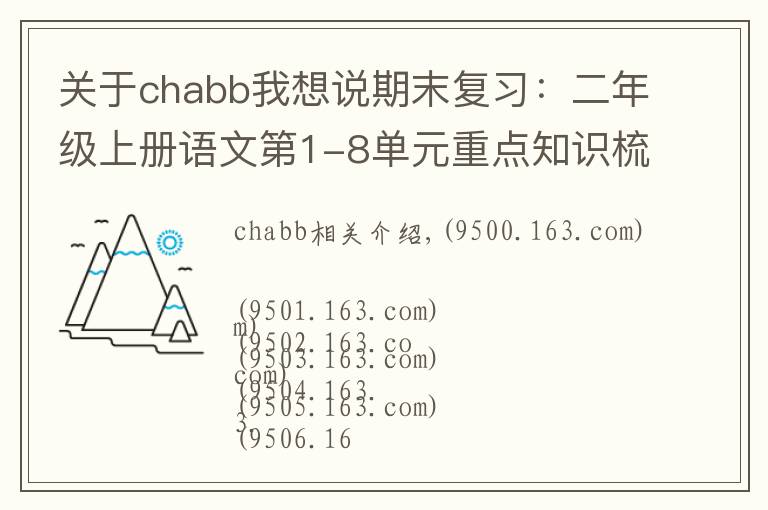 关于chabb我想说期末复习：二年级上册语文第1-8单元重点知识梳理，可打印
