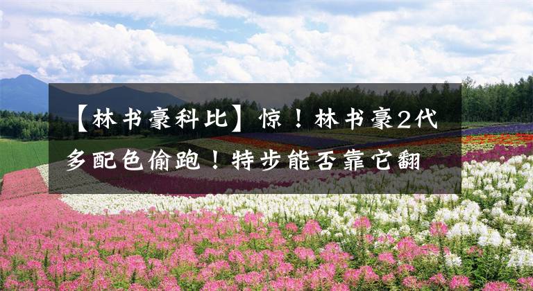 【林书豪科比】惊！林书豪2代多配色偷跑！特步能否靠它翻身做主？