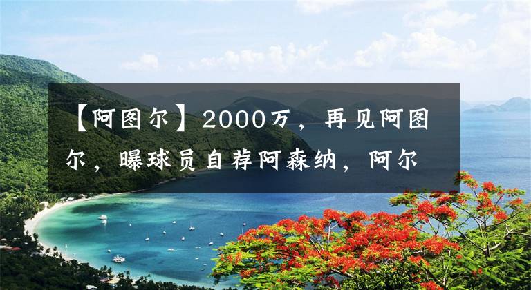 【阿图尔】2000万，再见阿图尔，曝球员自荐阿森纳，阿尔特塔笑了，成B计划