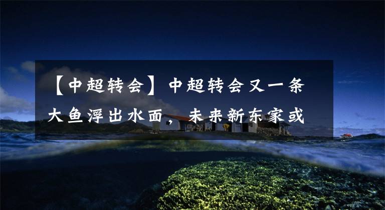 【中超转会】中超转会又一条大鱼浮出水面，未来新东家或二选一，泰山队在列
