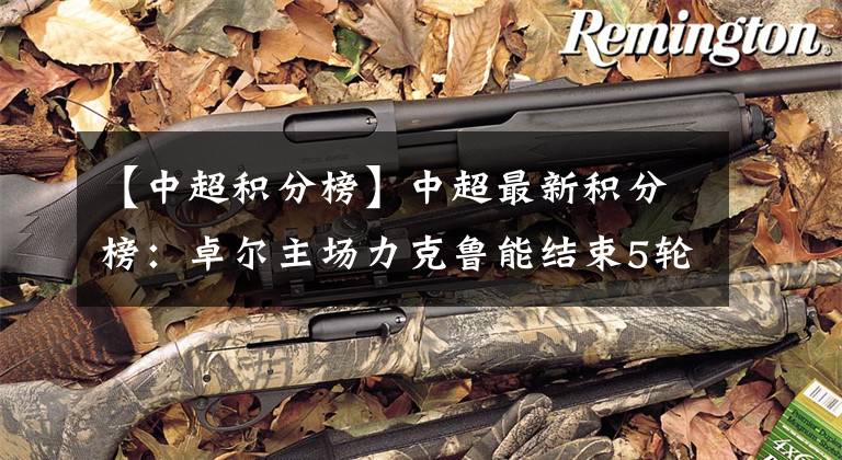 【中超积分榜】中超最新积分榜：卓尔主场力克鲁能结束5轮不胜，联赛升至第6位