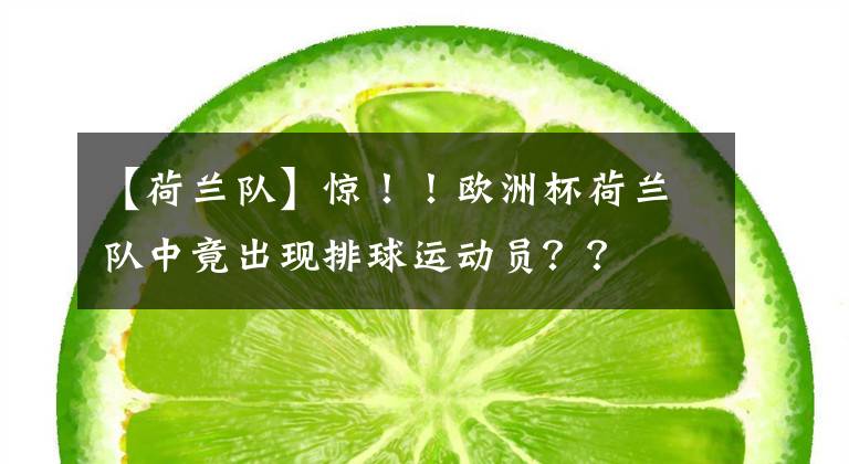 【荷兰队】惊！！欧洲杯荷兰队中竟出现排球运动员？？
